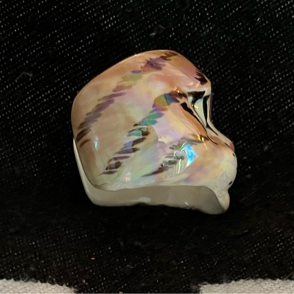 KM (Karen & Mark Kelleher- Maui, Hawaii) Cat Cuff (Hand Painted) Bracelet - Picture 4 of 8